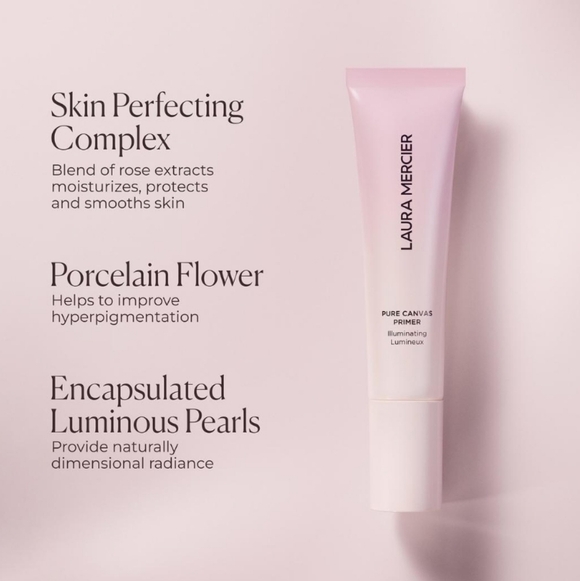 Laura Mercier Pure Canvas Primer: Illuminating, 15ml (Travel Size), NIB - Picture 4 of 6